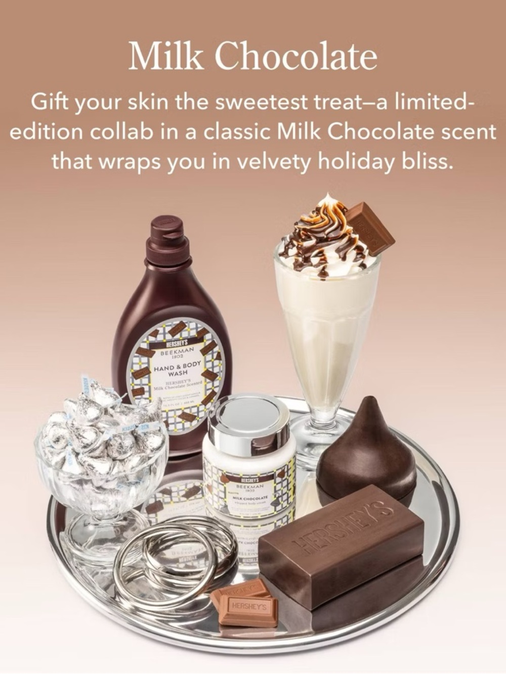 Beekman 1802 Hand x Hershey’s Milk Chocolate Hand & Body Wash- limited edition - Picture 5 of 8